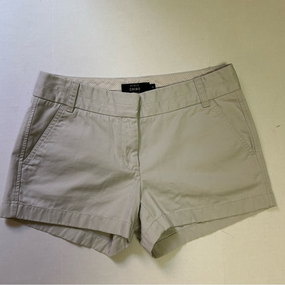 J. Crew Chino Shorts Khaki Women's sz 4 cotton